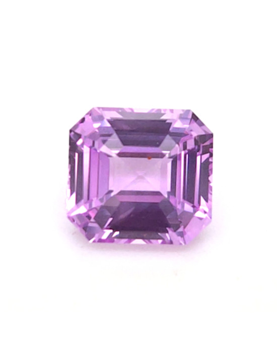 9.2X8.6MM EMERALD CUT PINK MADAGASCAR SAPPHIRE 4.54CT