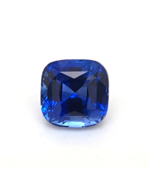 7.9X7.9MM ANTIQUE CUSHION  SRI LANKA SAPPHIRE 3.60CT