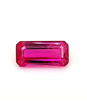 10.2X5MM EMERALD CUT  N/A RUBY 1.89CT