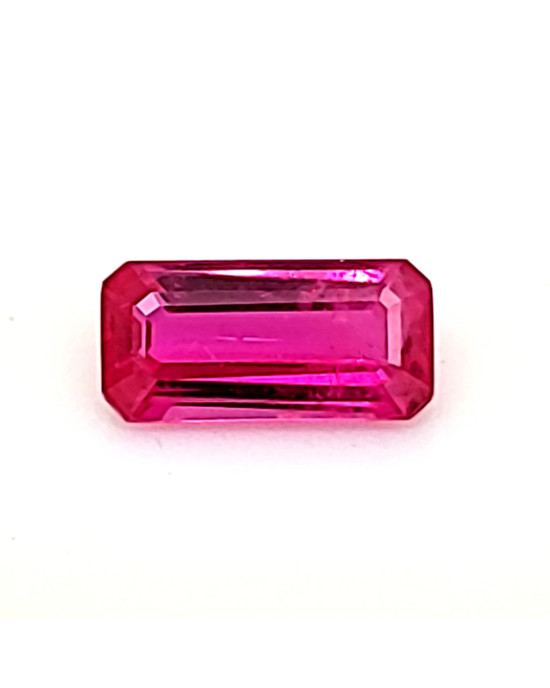 10.2X5MM EMERALD CUT  N/A RUBY 1.89CT