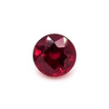 6.85X6.86MM ROUND  MOZAMBIQUE RUBY 1.94CT