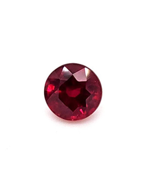 6.85X6.86MM ROUND  MOZAMBIQUE RUBY 1.94CT