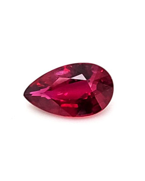 10.4X6.26MM PEAR  MOZAMBIQUE RUBY 1.96CT