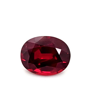 11.24X8.82MM OVAL  MOZAMBIQUE RUBY 5.18CT