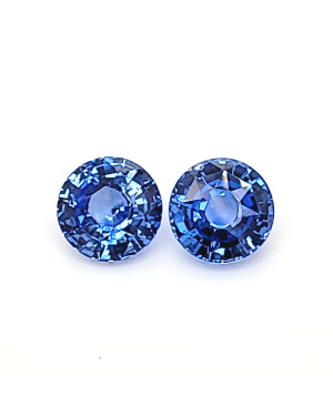 8.9X8.9MM ROUND  SRI LANKA SAPPHIRE 7.21CT