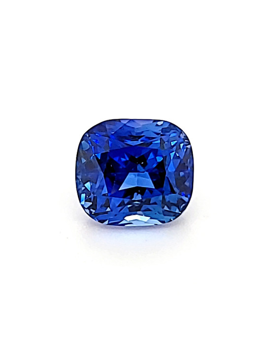 7.76X7.01MM ANTIQUE CUSHION  SRI LANKA SAPPHIRE 3.11CT