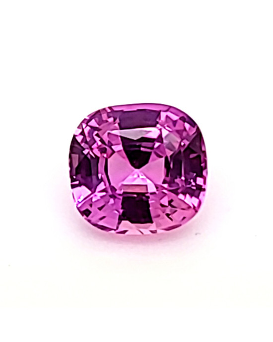 7.2X6.7MM ANTIQUE CUSHION PINK MADAGASCAR SAPPHIRE 2.04CT