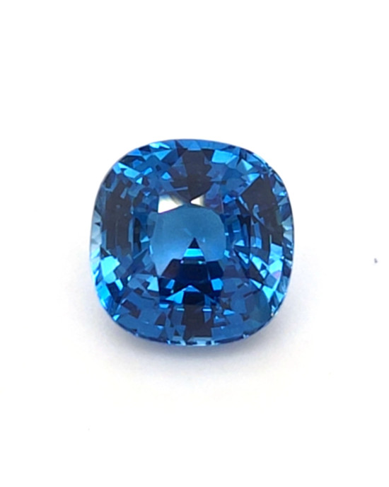 10.1X10MM ANTIQUE CUSHION  TANZANIA SAPPHIRE 6.58CT