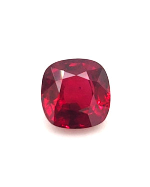 7.14X7.06MM ANTIQUE CUSHION  MOZAMBIQUE RUBY 2.09CT