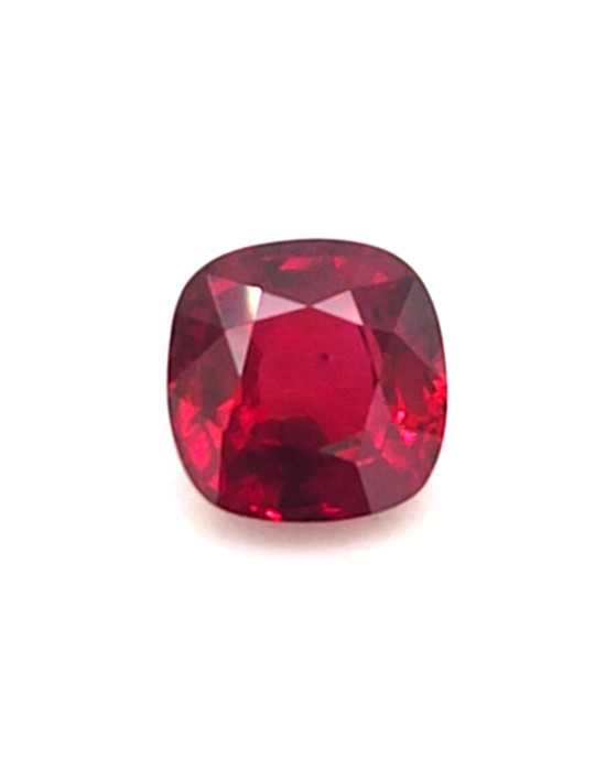 7.14X7.06MM ANTIQUE CUSHION  MOZAMBIQUE RUBY 2.09CT