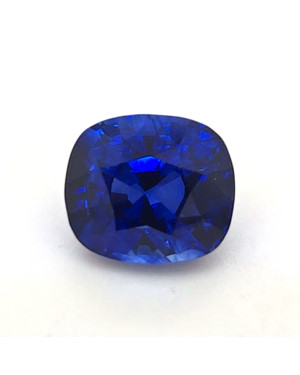 9.64X8.44MM ANTIQUE CUSHION  SRI LANKA SAPPHIRE 4.53CT