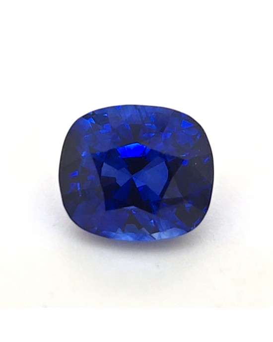 9.64X8.44MM ANTIQUE CUSHION  SRI LANKA SAPPHIRE 4.53CT