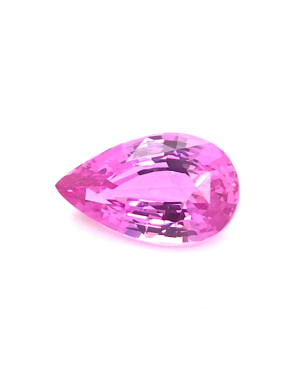 12.4X7.5MM PEAR PINK MADAGASCAR SAPPHIRE 4.02CT