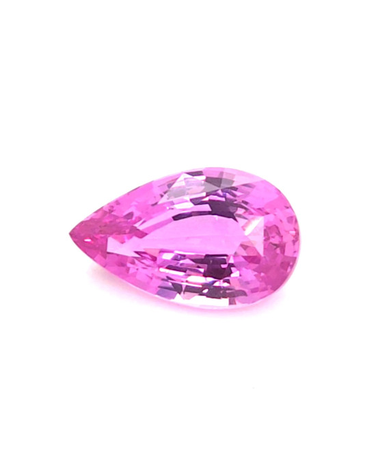 12.4X7.5MM PEAR PINK MADAGASCAR SAPPHIRE 4.02CT