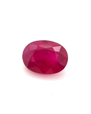 10.63X7.9MM OVAL  BURMA RUBY 3.52CT