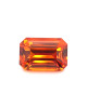11.2X7.7MM EMERALD CUT ORANGE SRI LANKA SAPPHIRE 5.50CT