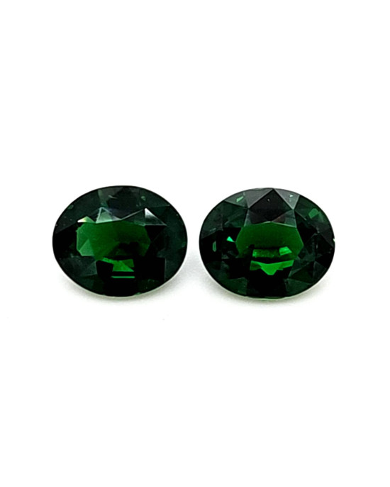 9.1X7.5MM OVAL  AFRICA TSAVORITE 4.62CT