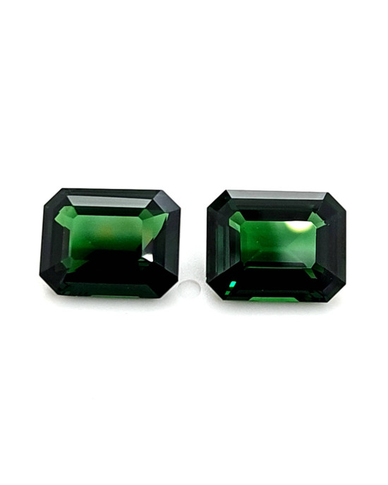 11.72X9.26MM EMERALD CUT  N/A TSAVORITE 10.68CT