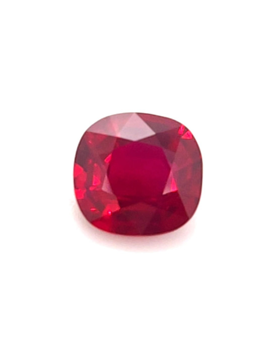 7.8X7.48MM ANTIQUE CUSHION  MOZAMBIQUE RUBY 2.01CT