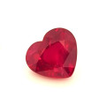 7.08X7.87MM HEART  MOZAMBIQUE RUBY 2.06CT