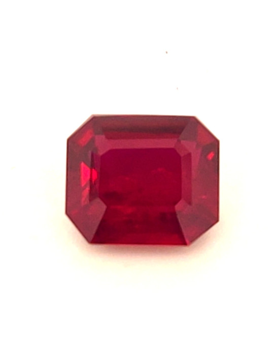 9.22X7.9MM EMERALD CUT  MOZAMBIQUE RUBY 3.93CT