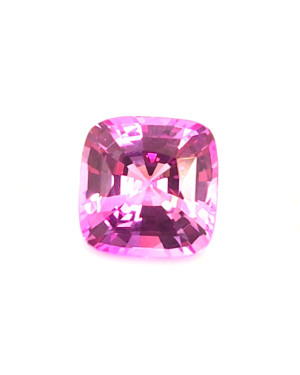9.56X9.42MM ANTIQUE CUSHION PINK MADAGASCAR SAPPHIRE 4.53CT