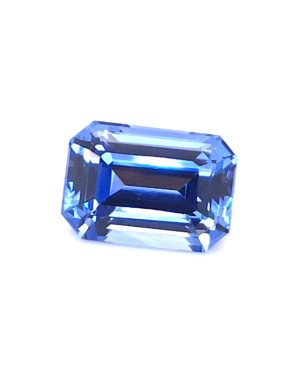 9.7X6.85MM EMERALD CUT  SRI LANKA SAPPHIRE 3.61CT