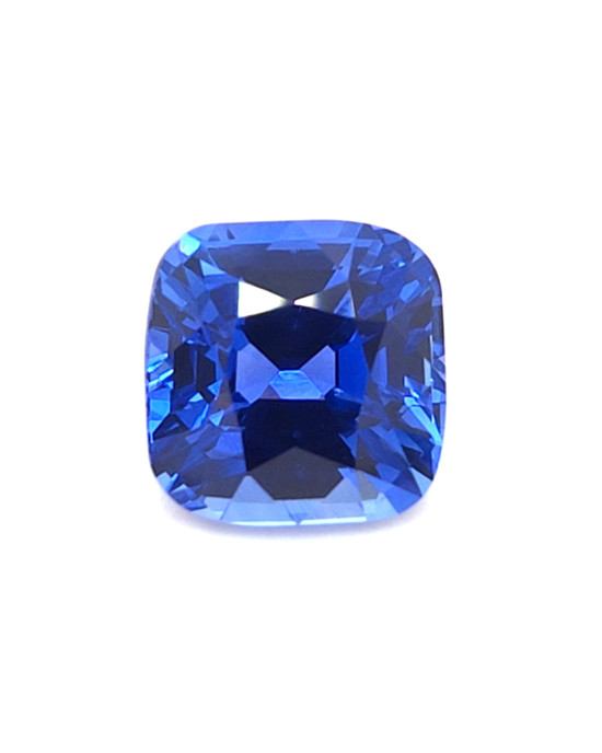 9.8X9.7MM ANTIQUE CUSHION  SRI LANKA SAPPHIRE 6.22CT