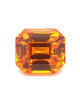 11.85X10.63MM EMERALD CUT ORANGE MOZAMBIQUE SAPPHIRE 10.09CT