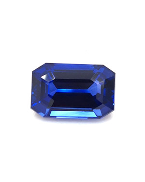 10.76X6.95MM EMERALD CUT  SRI LANKA SAPPHIRE 4.02CT