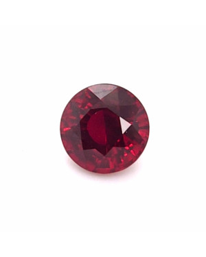 7X6.97MM ROUND  MOZAMBIQUE RUBY 2.07CT