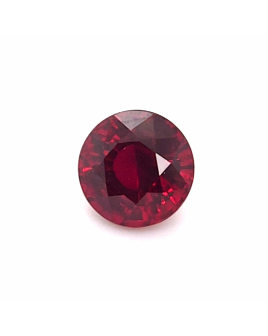 7X6.97MM ROUND  MOZAMBIQUE RUBY 2.07CT