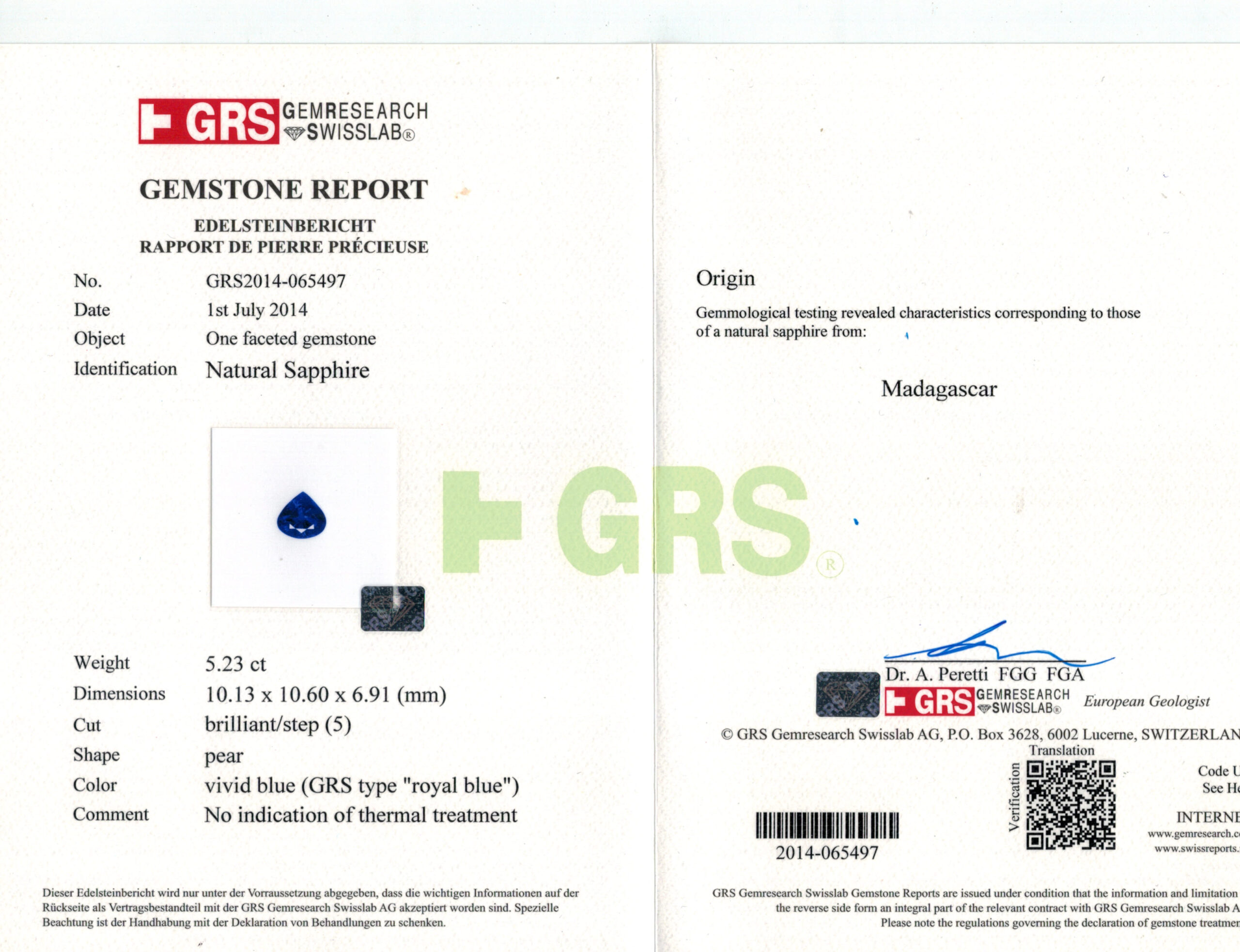 14.8X13.5MM EMERALD CUT ORANGE SRI LANKA SAPPHIRE 17.92CT